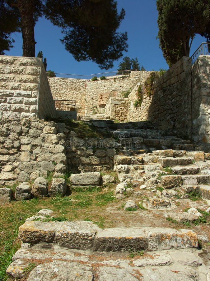 Ancient ruins in Jerusalem