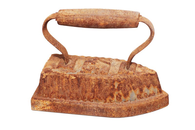 Ancient rusty iron royalty free stock photo