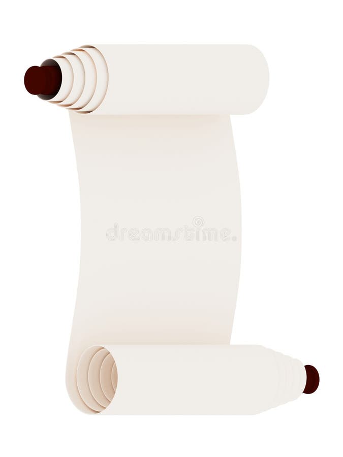 Ancient scroll. vector illustration