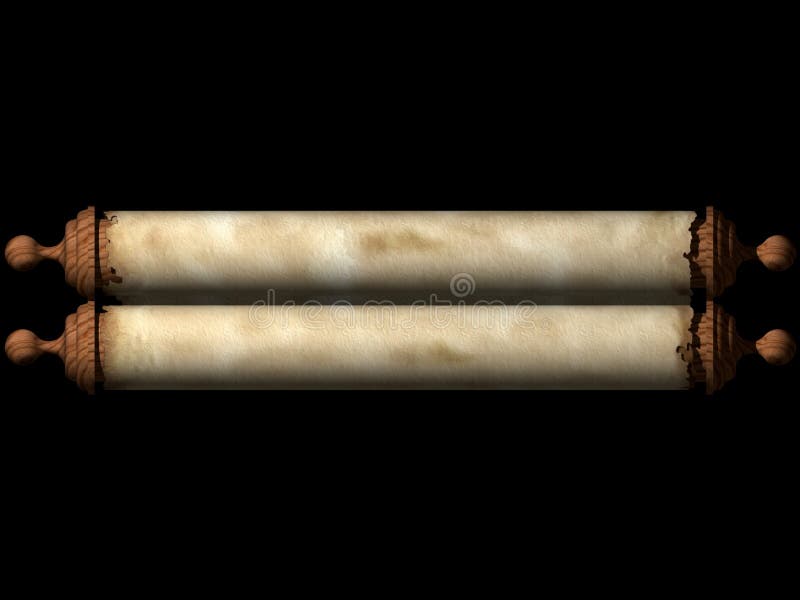 Ancient Scroll royalty free illustration