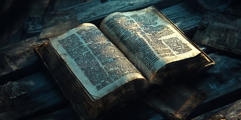 Ancient Scrolls : Mysterisk texturerad bakgrundsbild royaltyfri illustrationer