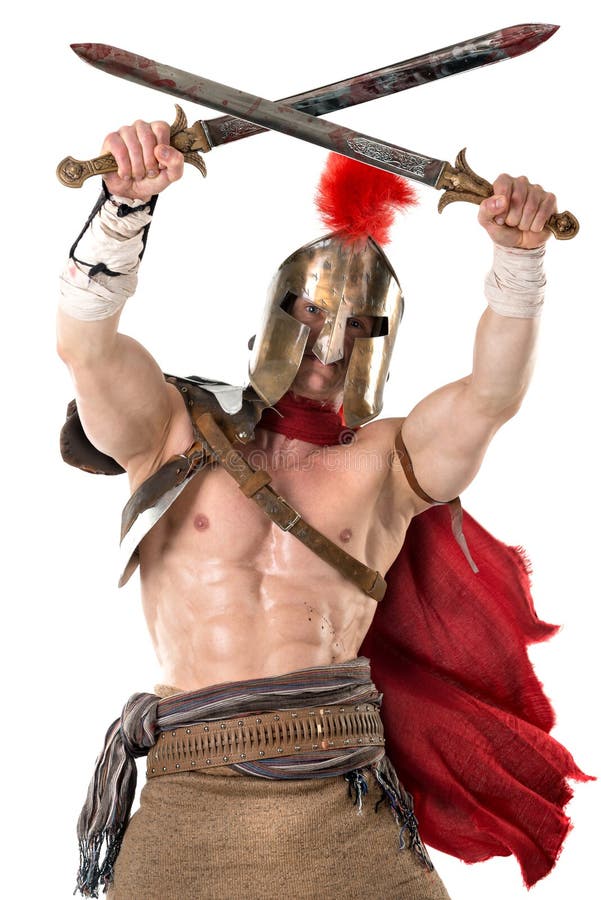 Ancient Soldier or Gladiator Stock Image - Image of ancient, battle ...