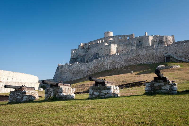 Ancient Spis castle from inside, Slovakia