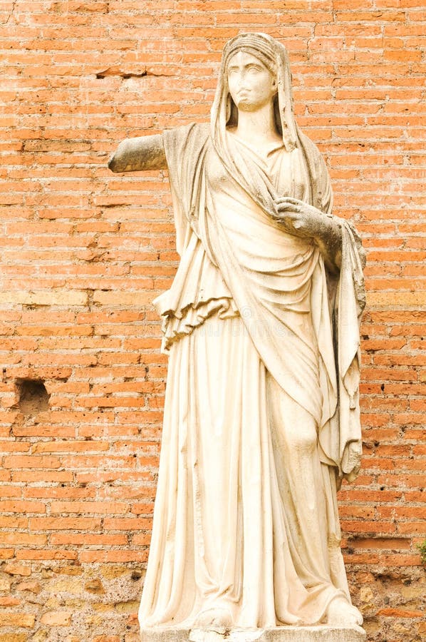 Ancient Statue in Rome, Italy Stock Photo Image of italy, detail