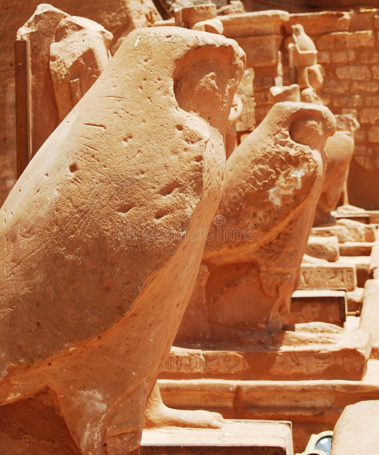 Ancient statues and artifacts of Abu Simbel, Egypt