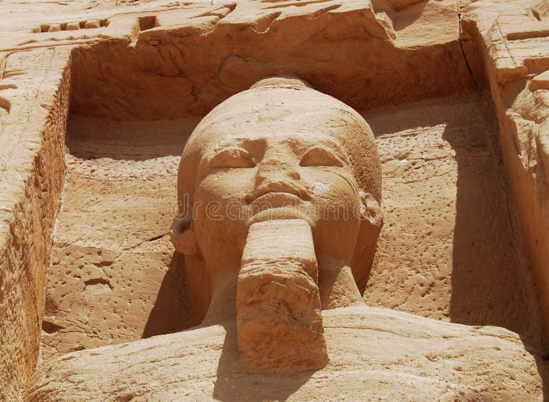 Ancient statues and artifacts of Abu Simbel, Egypt