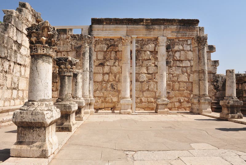 Ancient synagogue in Capernaum