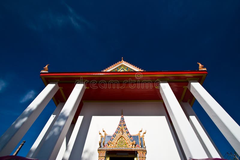 The ancient temple in koh kret, Nonthaburi