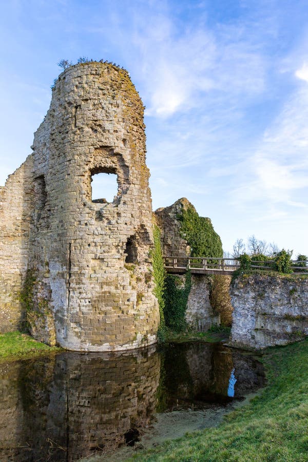 Ancient tower of Pevensey Castle