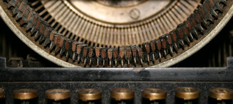 Ancient typewriter