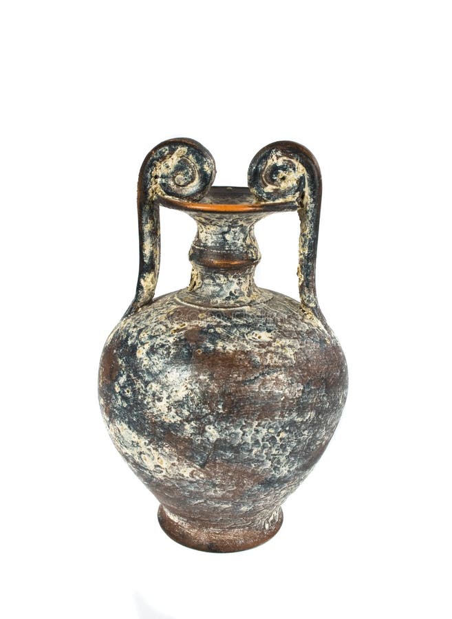 Ancient Egyptian Pottery Isolated. Stock Photo Image of vase, ancient