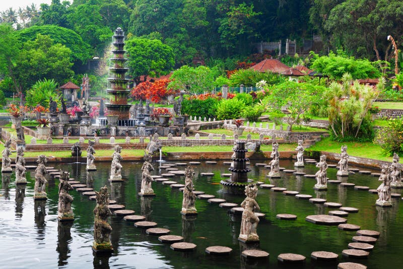 Tirta Ganga Water Palace, Bali Stock Image - Image of belongs ...