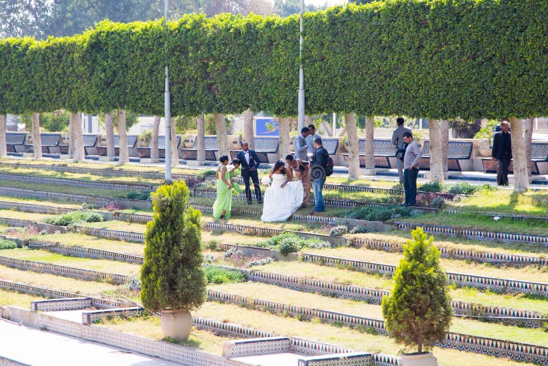 Andalus Park - Cairo Egypt stock photos