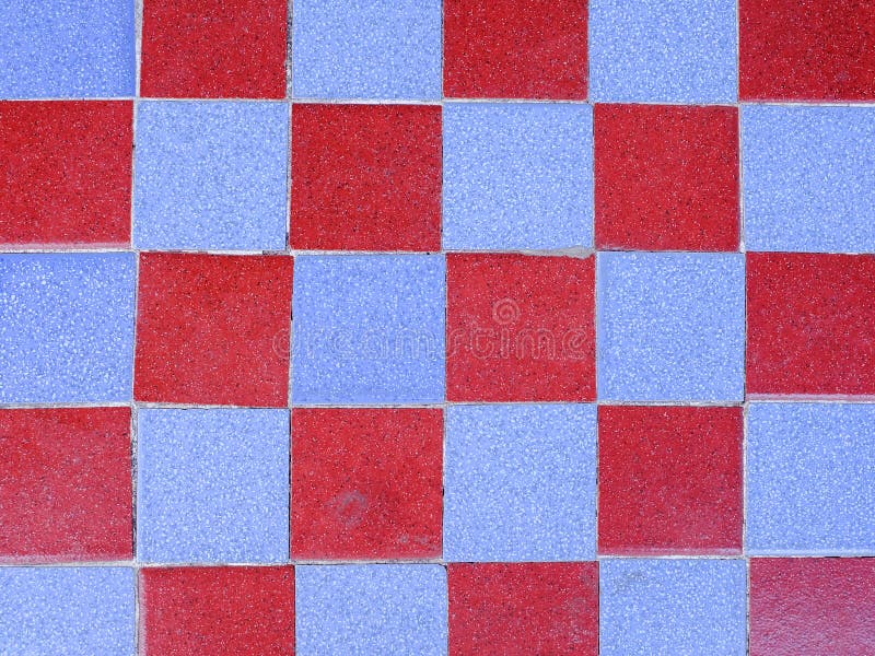 Textura Xadrez Xadrez Azul, Cinza E Marrom Foto Royalty Free