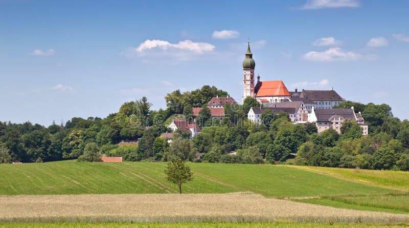 Obraz z kláštor v bavorsko nemecko.