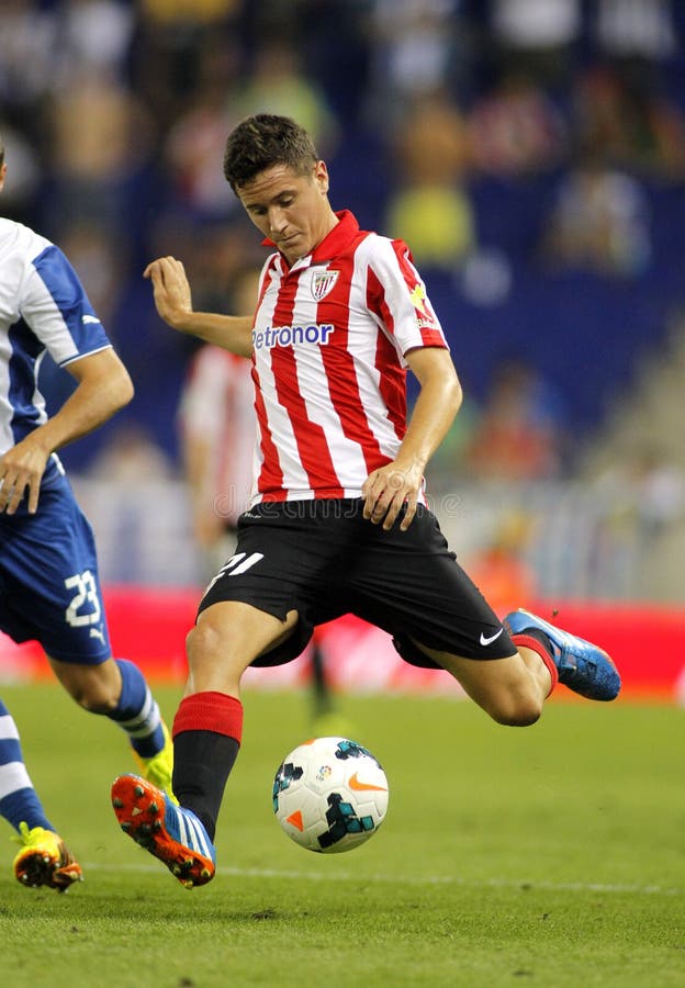 Ander Herrera of Athletic Bilbao in action during a Spanish League match between RCD Espanyol vs Bilbao at the Estadi Cornella on September 23, 2013 in Barcelona, Spain. Ander Herrera of Athletic Bilbao in action during a Spanish League match between RCD Espanyol vs Bilbao at the Estadi Cornella on September 23, 2013 in Barcelona, Spain