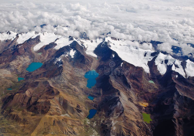 Andes Mountains and Lakes in Bolivia Stock Photo Image of lake