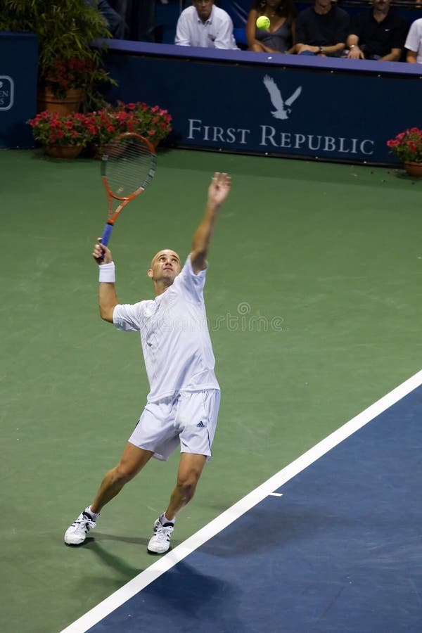 Andre Agassi Serve