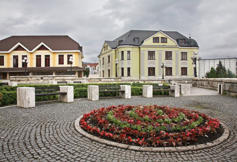 Andrej Hlinka square in Zilina. Slovakia