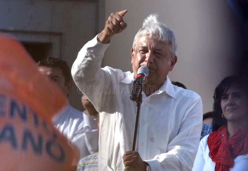 Andres Manuel Lopez Obrador Editorial Stock Photo - Image of andres
