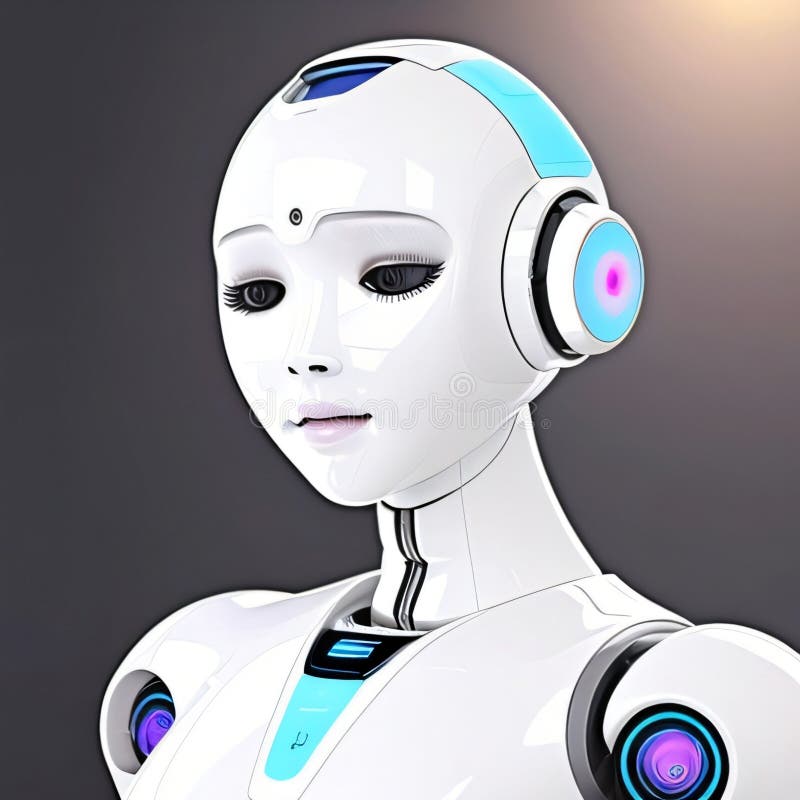 Android Humanoid Robot with Ai for Lonely Adult Men Stock Image - Image ...