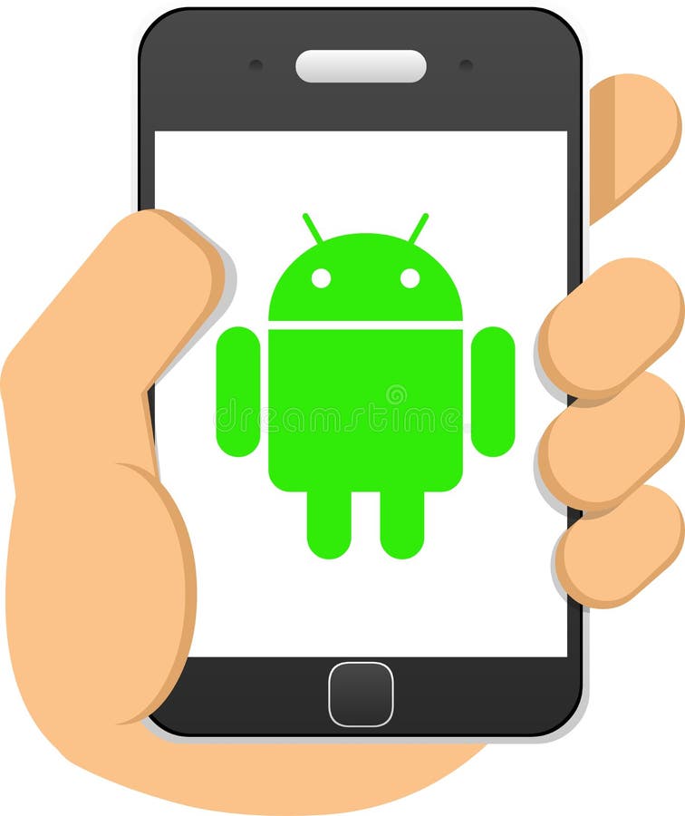  Android-Telefon vektor abbildung