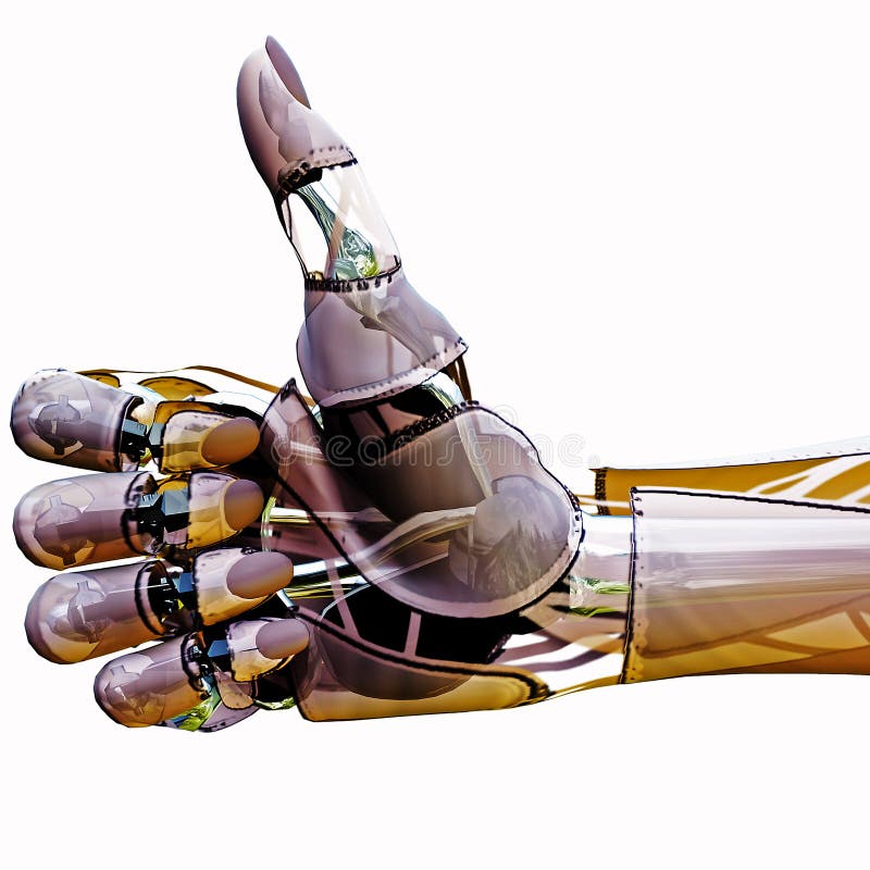 Android Thumbs Up royalty free illustration