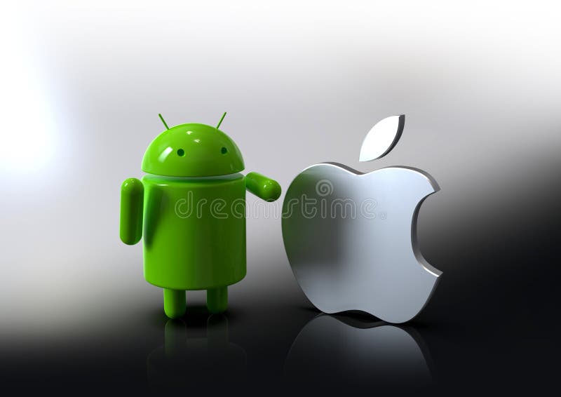 Android vs ios editorial photo. Illustration of applications - 23690001