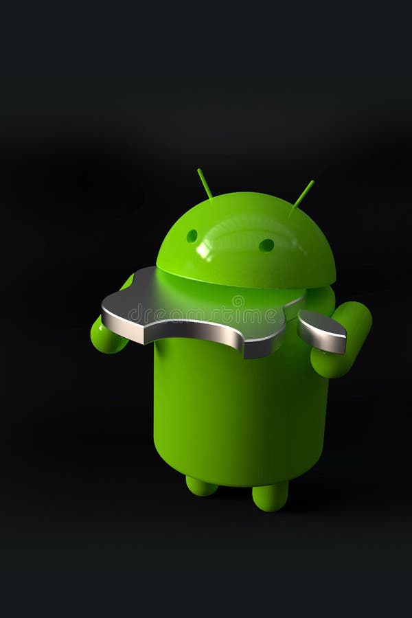 Android vs Jabłczany iOS turniejowy symbol - logo charaktery