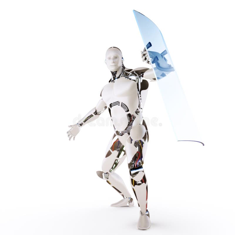 Androide Guard royalty free illustration