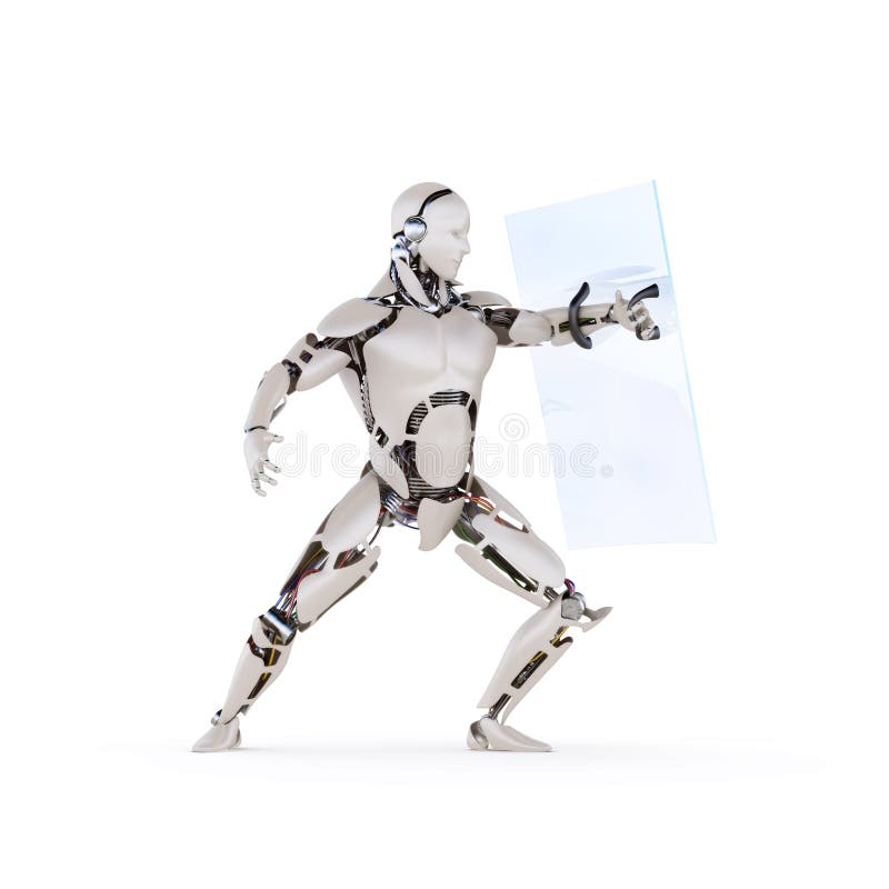 Androide Guard vector illustration