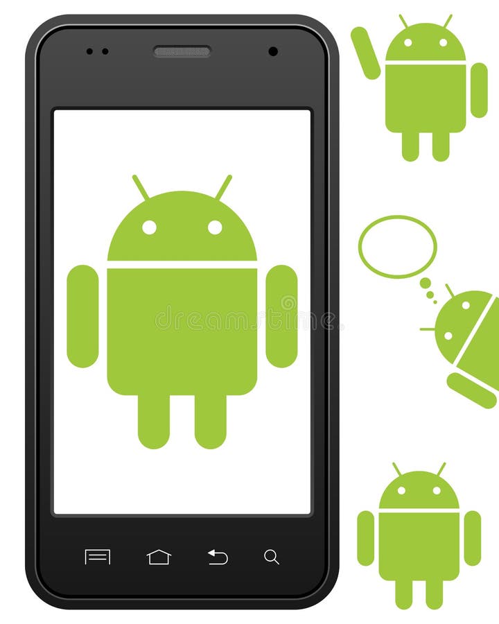 Androidu komórki rodzajowy telefon