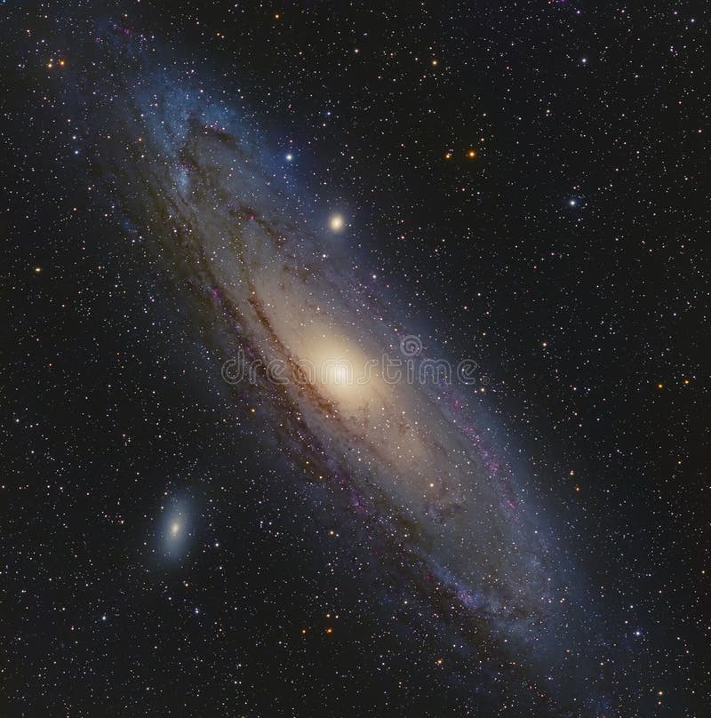 Andromeda Galaxy in Andromeda stock foto Andromeda Galaxy in Andromeda stock foto