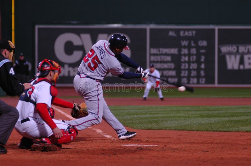 Atlanta Braves OF Andruw Jones. Atlanta Braves OF Andruw Jones.