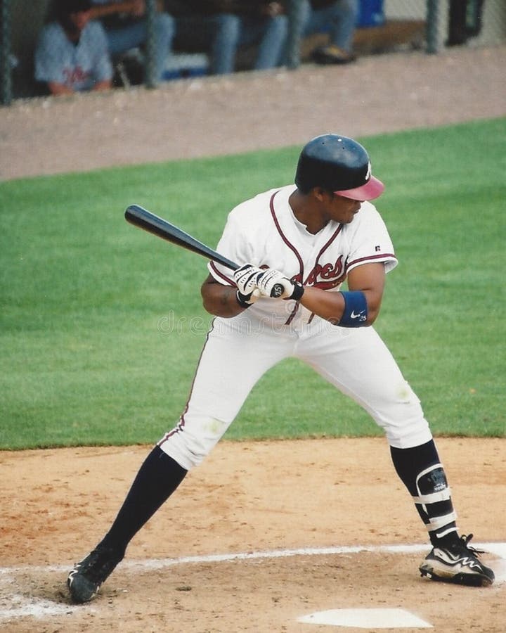 Atlanta Braves outfielder Andruw Jones. (Image taken from color negative.). Atlanta Braves outfielder Andruw Jones. (Image taken from color negative.)