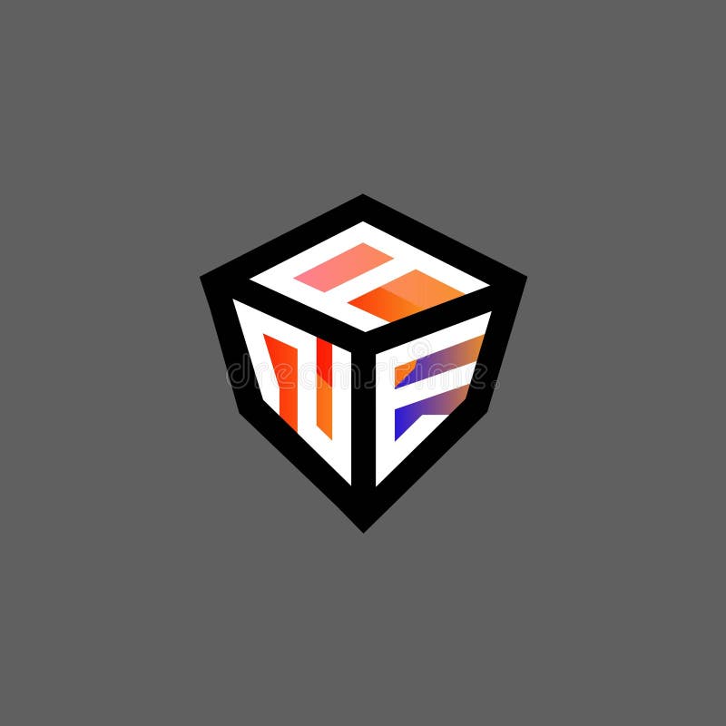 Anf-Brief-Logo kreatives Design mit Vektorgrafik