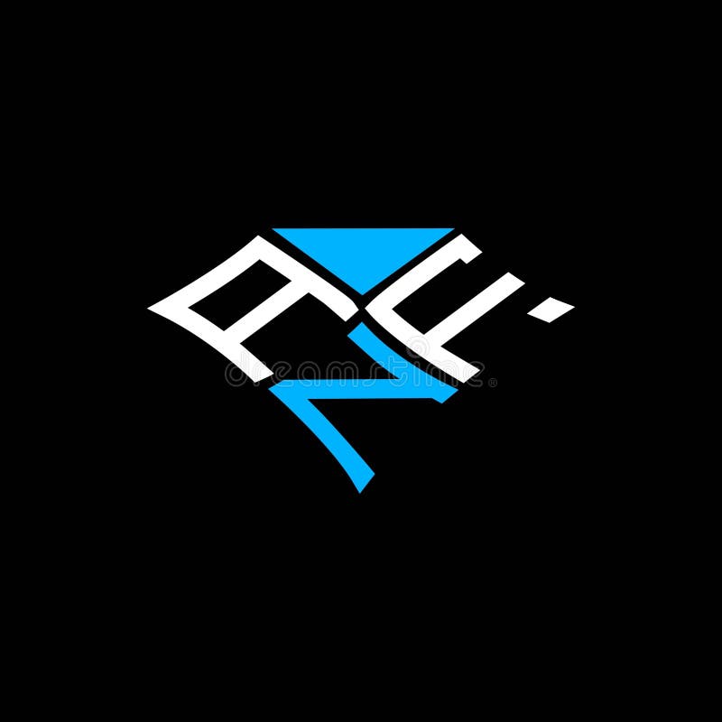 Anf-Letter-Logo kreatives Design mit Vektorgrafik