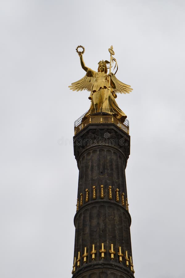 Ange d'or Berlin photo stock Ange d'or Berlin photo stock