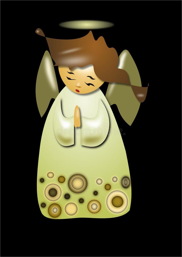 Illustration Praying Angel Free Stock Photos And Pictures Illustration