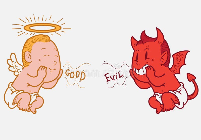 На одном плече ангел на другом демон картинки