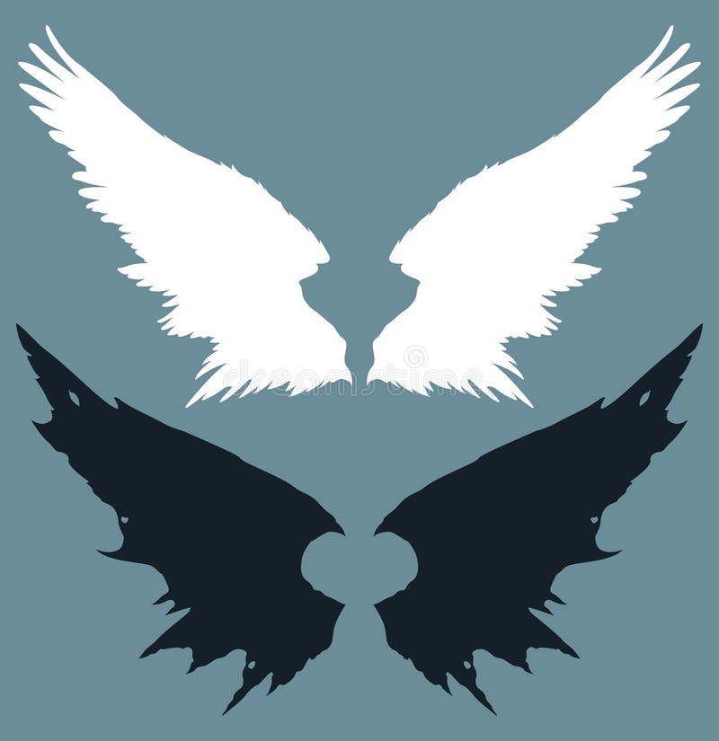 Download Black Angel Wings Hoodie Mask Wallpaper | Wallpapers.com