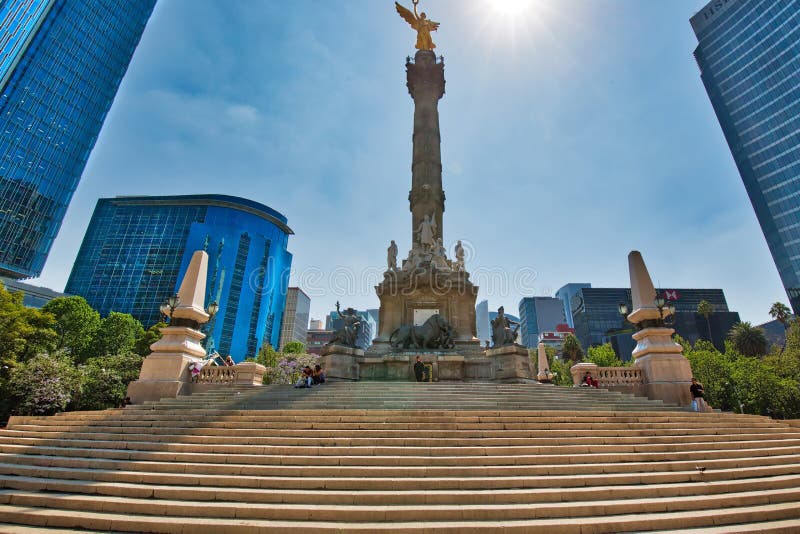 Angel of Independence Monument, Mexico City Editorial Photo Image of