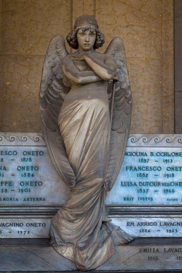 Angel in Genoa Cemetery 1882