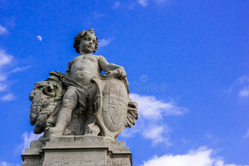 Angel Statue bij Buckingham Palace royalty-vrije stock afbeelding Angel Statue bij Buckingham Palace royalty-vrije stock afbeelding