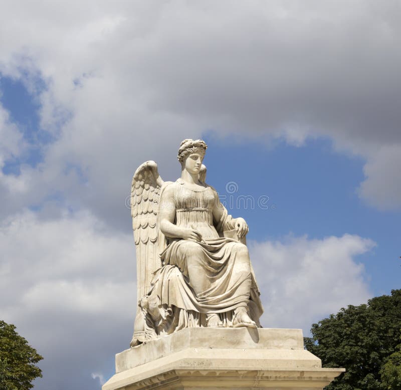 Angel statue at Triumphal Arch