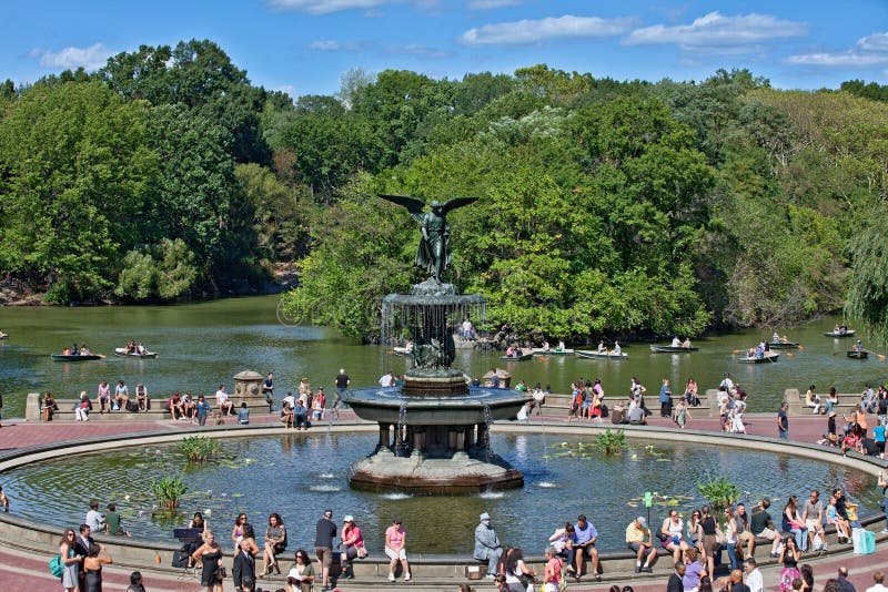 A gorgeous day at Bethesda Fountain