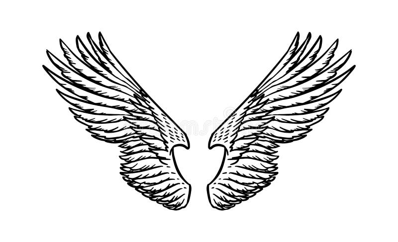 Angel Wing Tattoo Style Stock Illustrations 2 963 Angel Wing Tattoo Style Stock Illustrations Vectors Clipart Dreamstime