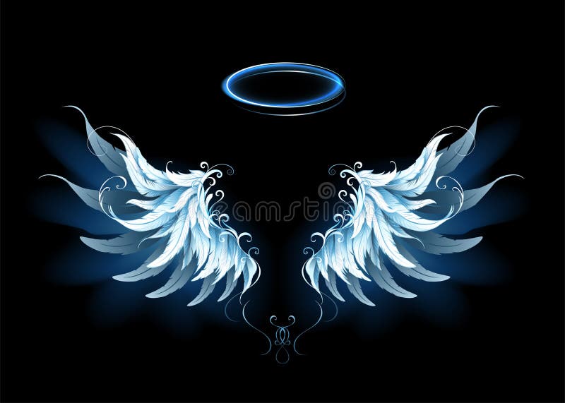 Angel Wings bleu