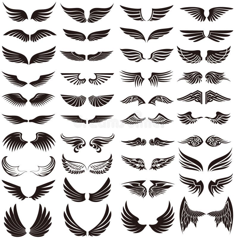 Vector Wings Eagle Graphic Image Stock Vector - Illustration of wing ...