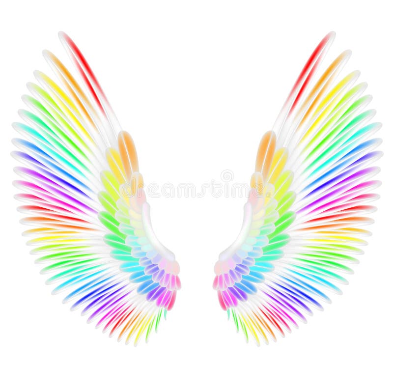 Angel wings vector illustration